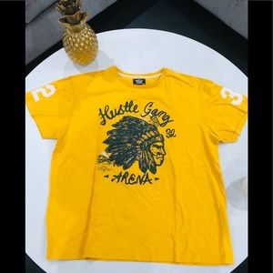Hustle Gang Yellow Tee (4X)